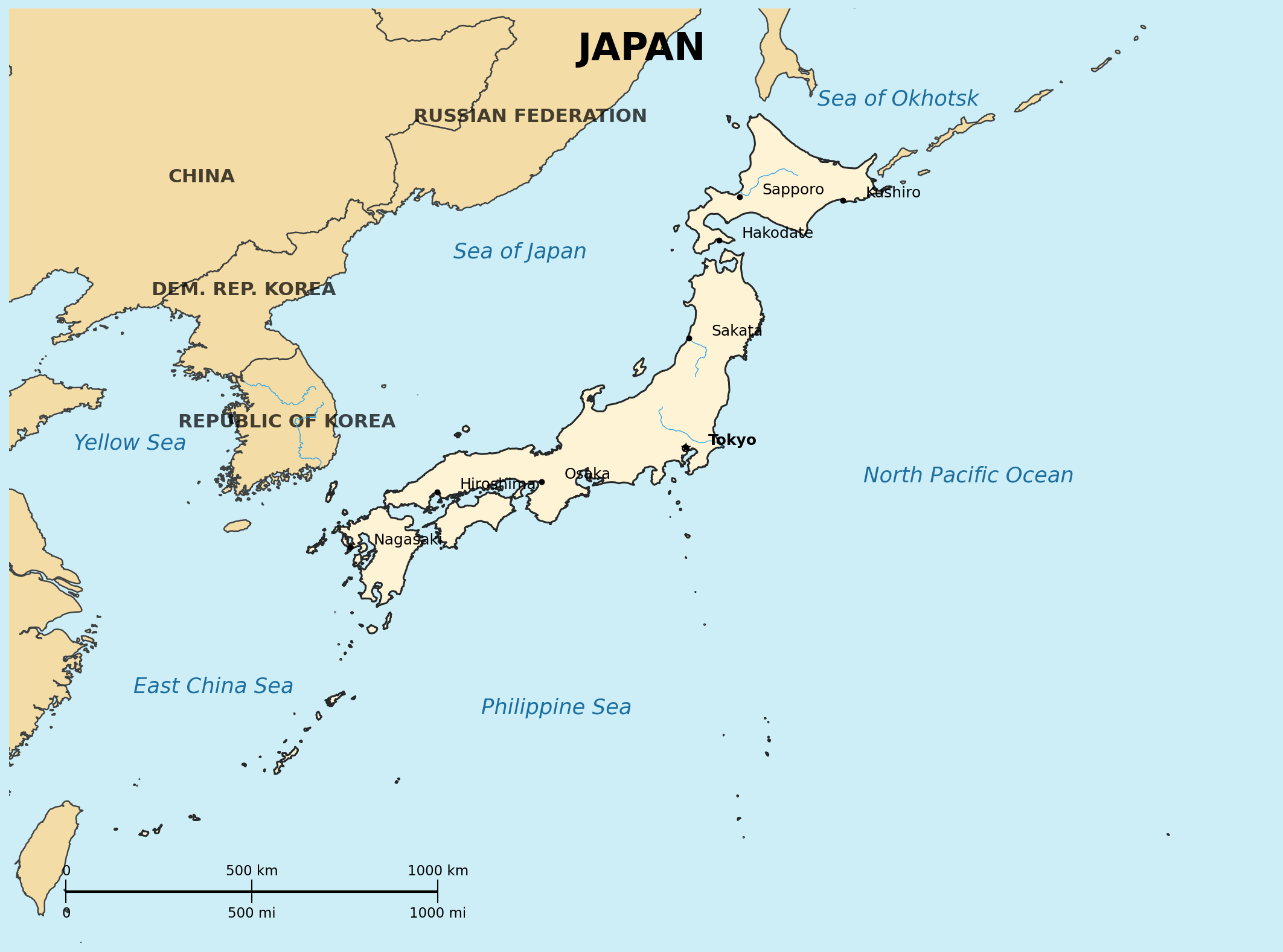 Map of Japan