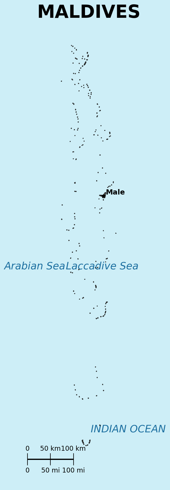 Map of Maldives