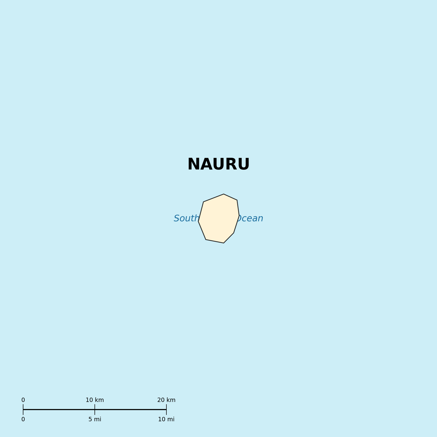 Map of Nauru