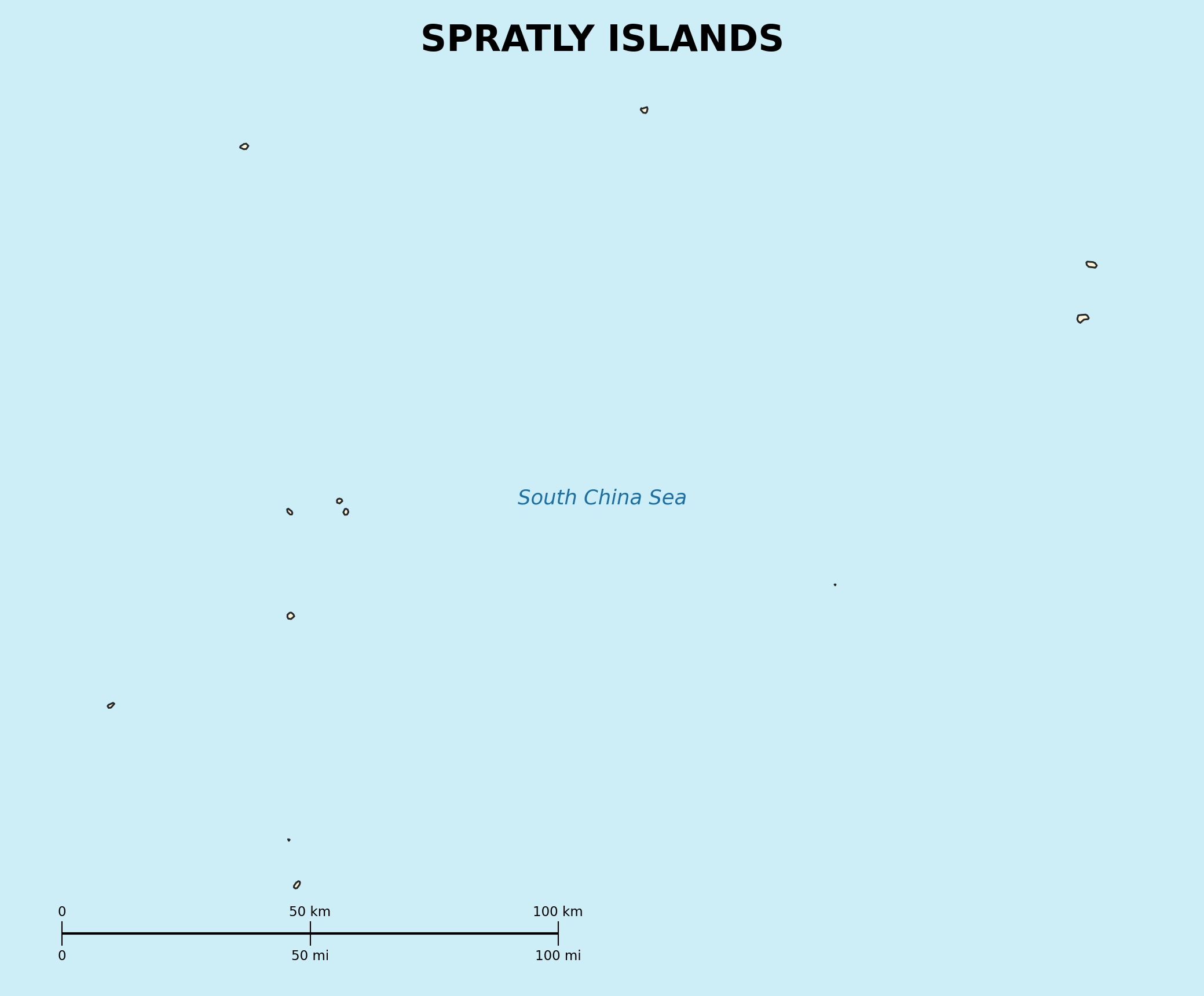 Map of Spratly Islands