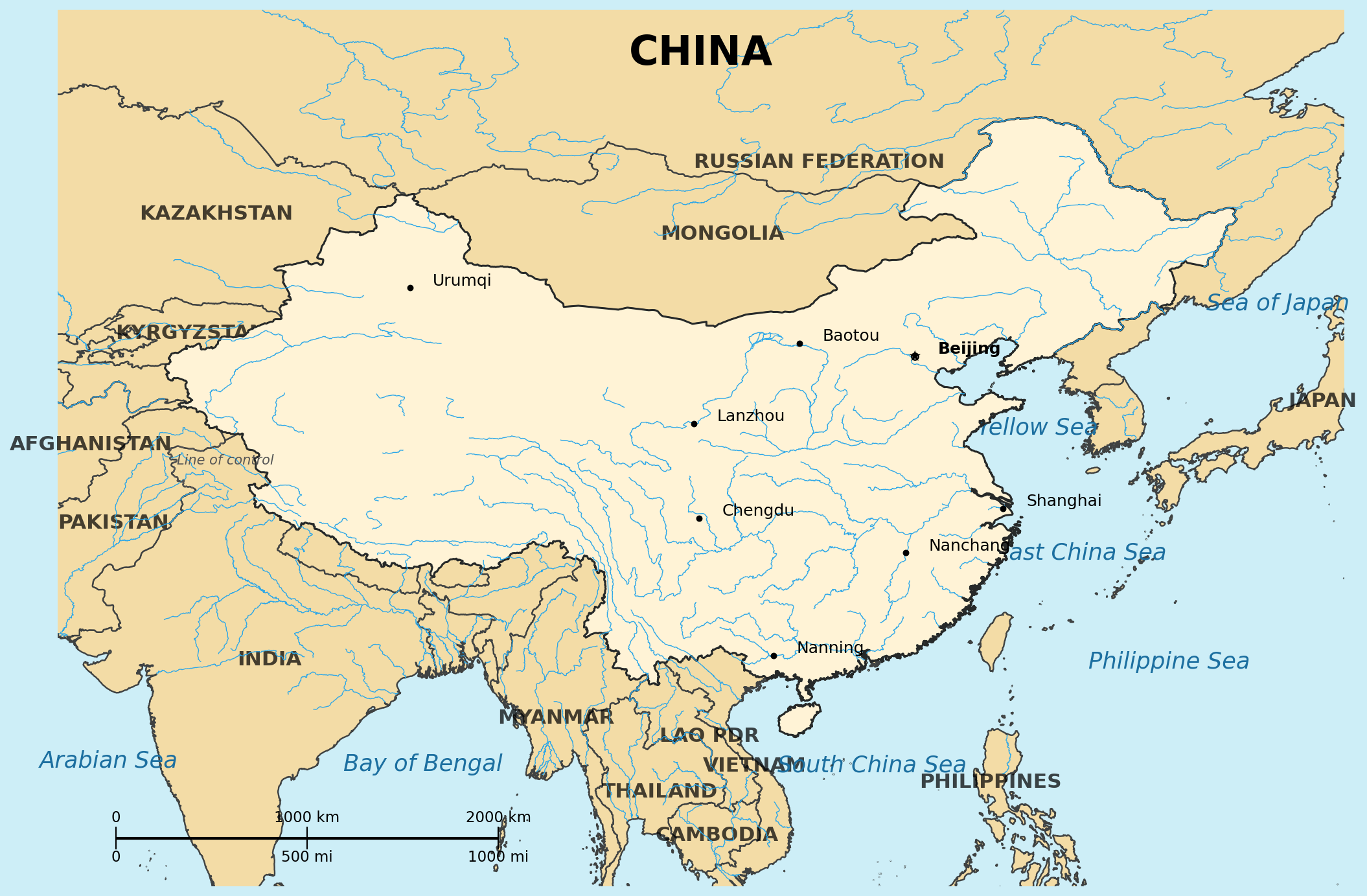 Map of China