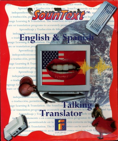 SounText Text-to-Speech w/6 lang.  ONLY ONE LEFT!