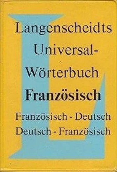 Langenscheidt Universal Worterbuch Franz (French <-> German Dictionary)  USED - One Left!