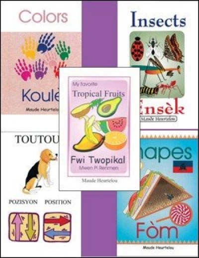 Basic Skills Children's 5-Book Pack in Haitian-Creole & English
