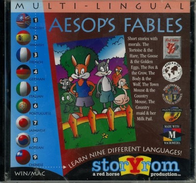 Aesop's Fables Learn 9 diffferent languages!