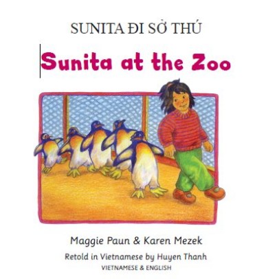 Sunita at the Zoo in Vietnamese and English