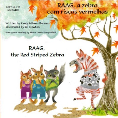 Raag the Red Striped Zebra in Portuguese & English (PB)