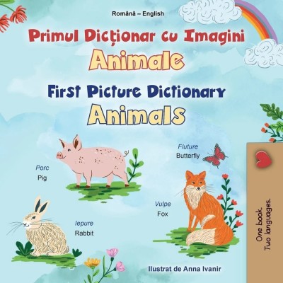 First Picture Dictionary - Animals  -  in Romanian and English   (PB)
